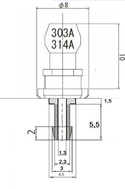 Assembleon nozzle for label feeder